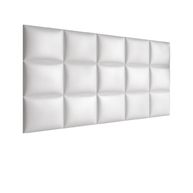 Kárpitozott fali panel Pazara 40x30 cm (öko-bőr soft 017 (fehér)