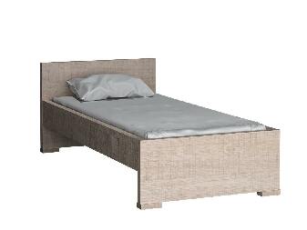 Egyszemélyes ágy 90 cm Vega 20 (ágyráccsal) (világos santana tölgy)