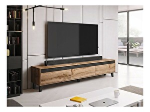 TV asztal/szekrény Evrona (wotan + wotan + antracit)