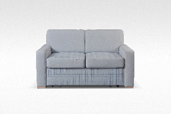 Kétmszemélyes kanapé- Antura (világosszürke + kék)