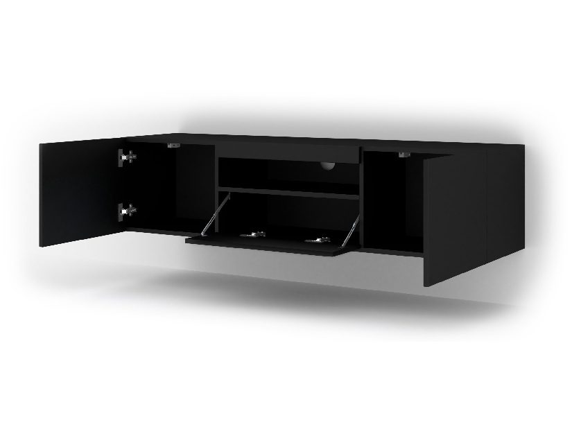 TV aszta/Szekrény Aurinko 150 (matt fekete)