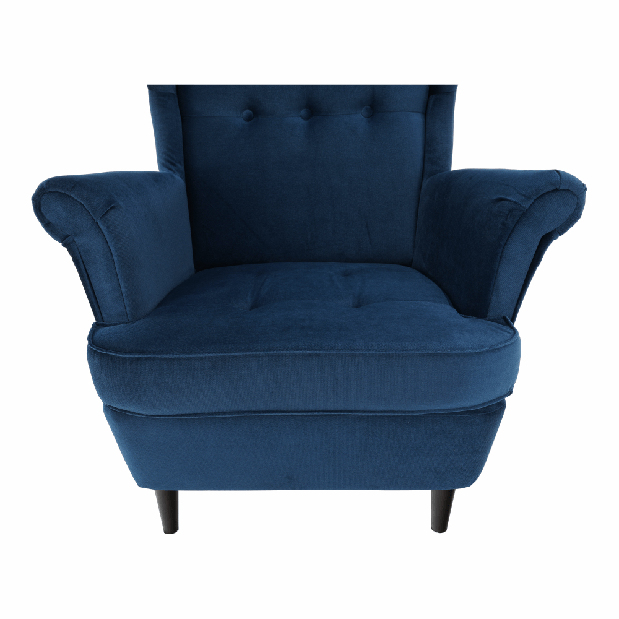 Fotel Rufino (kék + dió) 