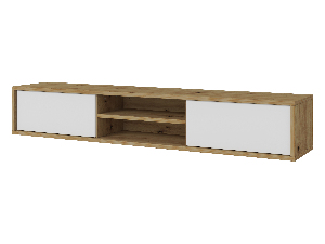 TV asztal Fiora 40 (artisan tölgy + fehér)