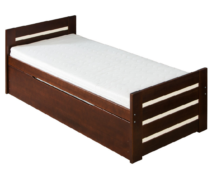 Széthúzható ágy 90 cm Davon (ágyrácsokkal és tárhellyel)
