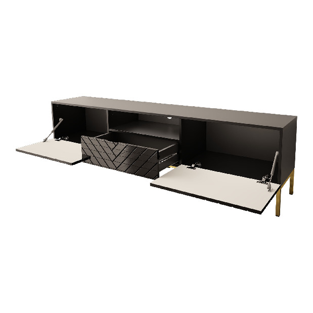 TV asztal/szekrény Gallina (fekete)