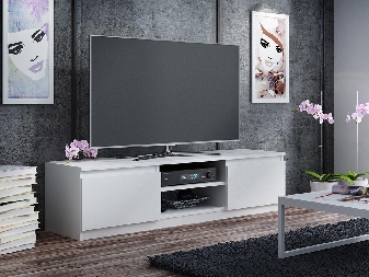 TV asztal/szekrény Mirjan Kieran 140 (fehér)