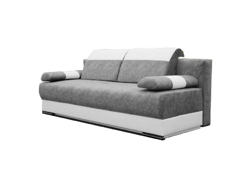 Háromszemélyes kanapé Tira (szürke + fehér)
