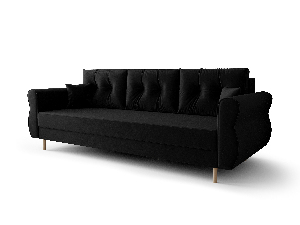 Széthúzható kanapé Avery (fekete)