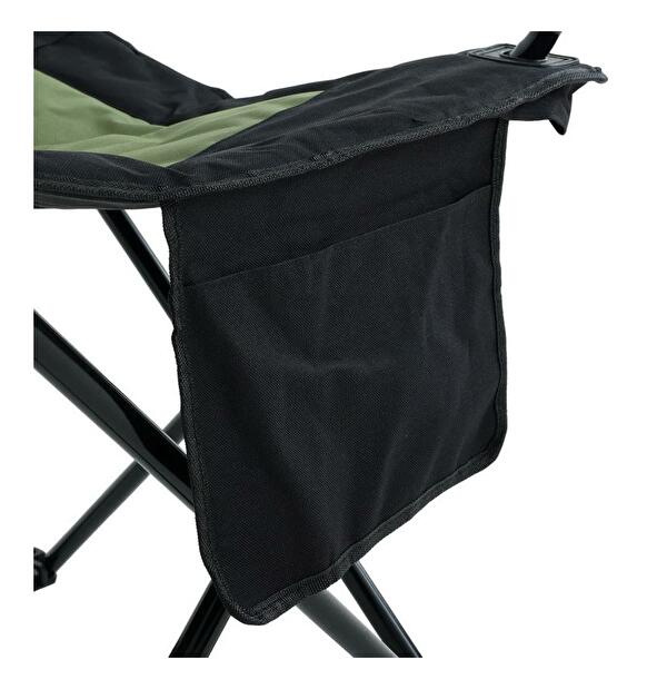 Kemping szék Futo (fekete + zöld)