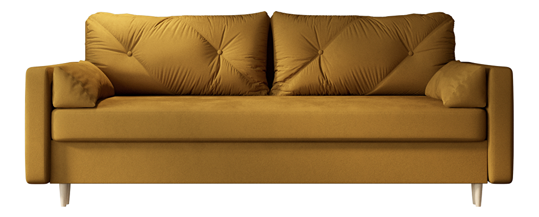 Kétszemélyes kanapé Aura (mustár)