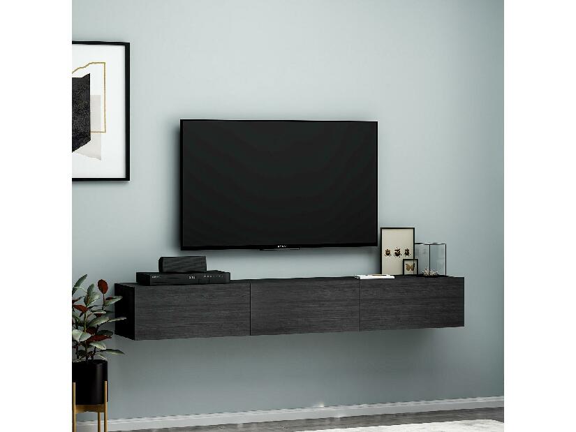 TV asztal/szekrény Tessa (fekete)