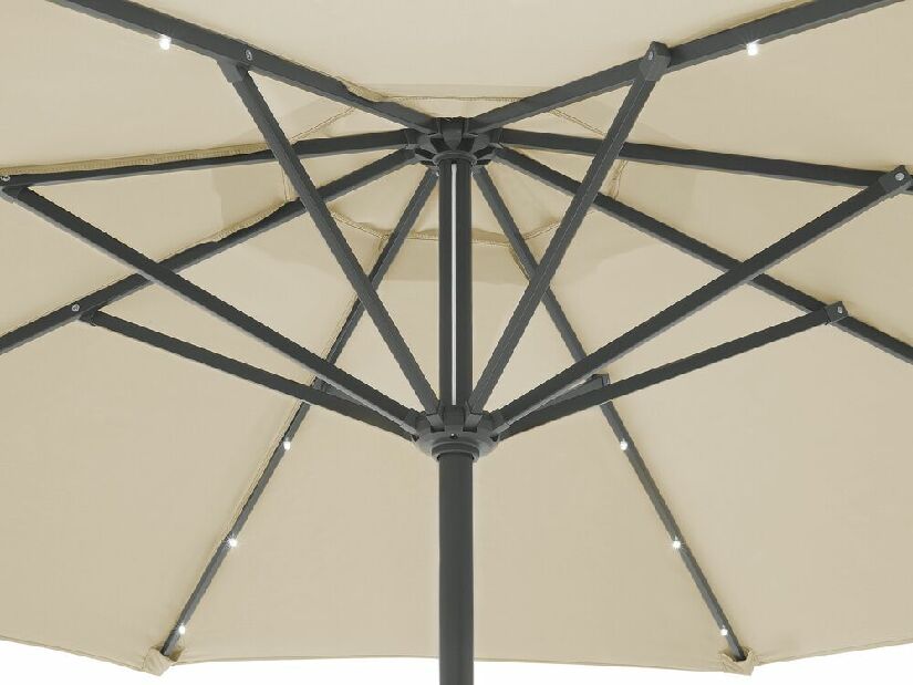 Kerti napernyő 266 cm RANTOUL (poliészter) (sötétszürke)