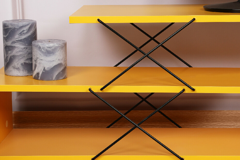 TV asztal/szekrény Ziky (sárga)