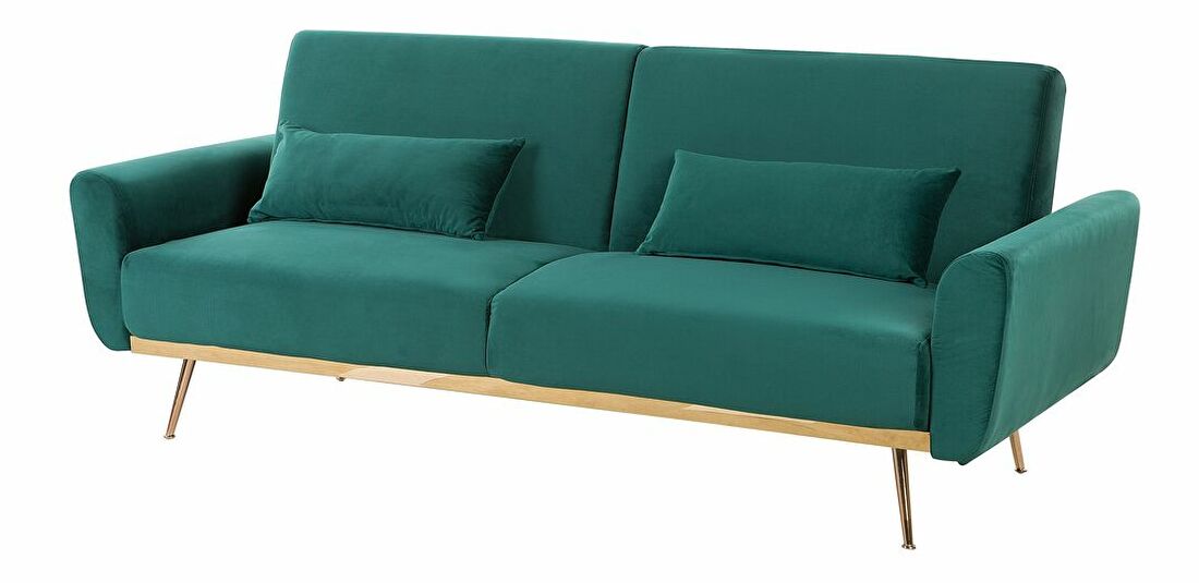 Háromszemélyes kanapé Ely (smaragdzöld)