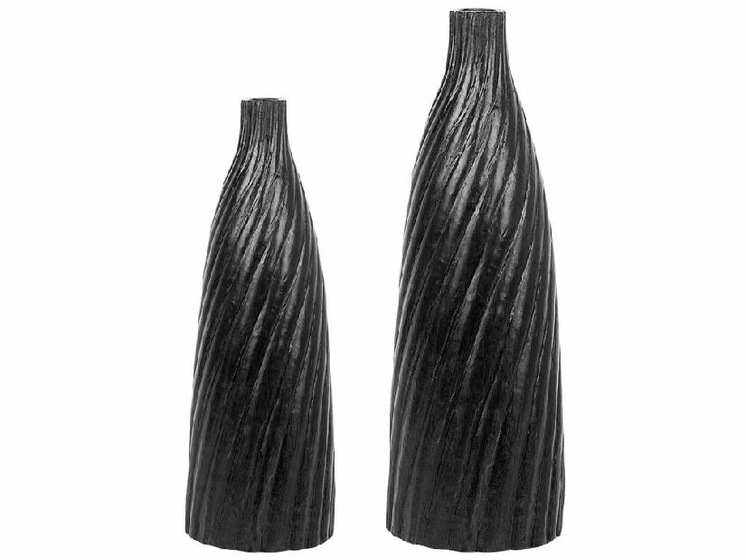 Váza FRONIA 45 cm (kerámia) (fekete)