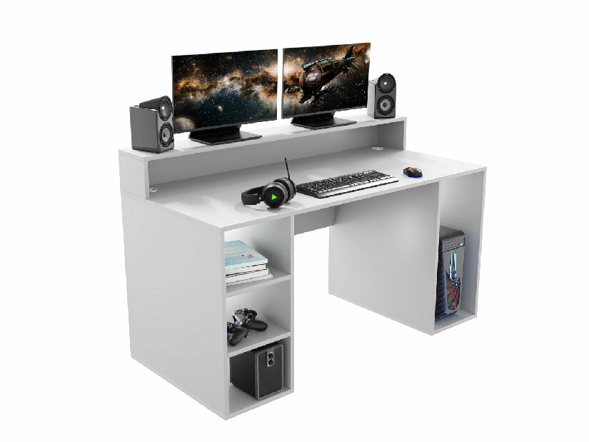 Gamer PC asztal Endechor (fehér)