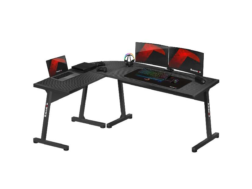 Sarok PC asztal Hyperion 6.0 (fekete)