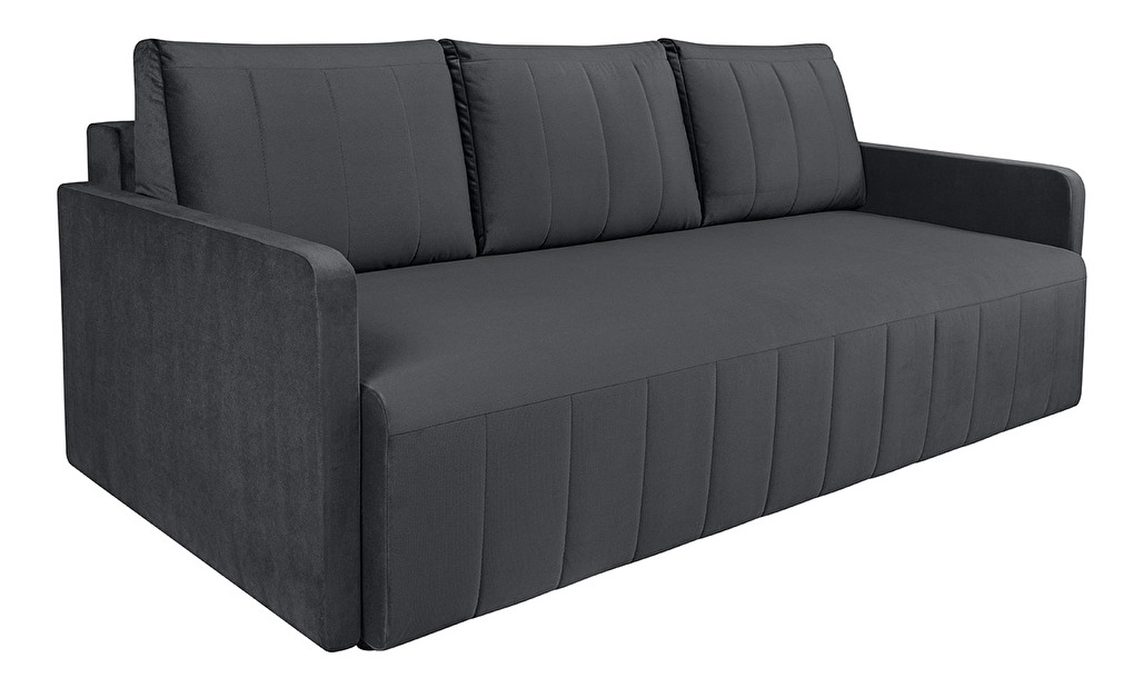 Háromszemélyes kanapé Dessa Lux 3DL (sötétszürke)