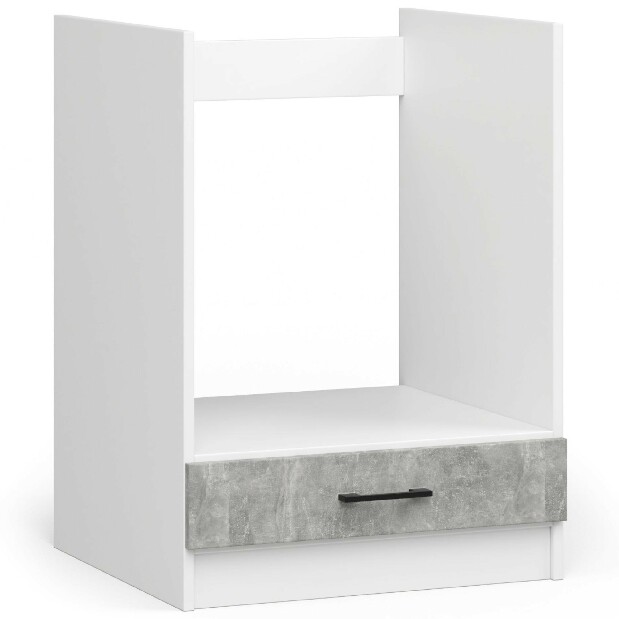 Konyhabútor 200 cm Ozara V (fehér + beton)