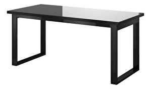 Étkezőasztal Henry Typ 92 (6 és 8 fő részére) (fekete + magasfényű fekete)