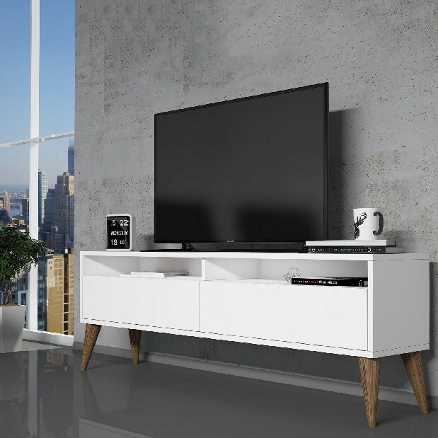 TV asztal/szekrény Berta 2 (fehér)