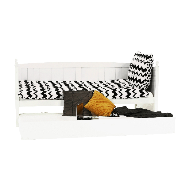 Egyszemélyes ágy pótággyal 90 cm Glamis