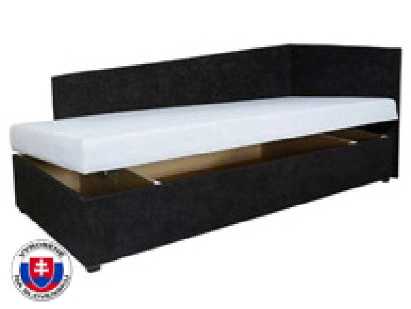 Egyszemélyes ágy (dívány) 80 cm Eda 4 Lux (habszivacs matraccal) (J)