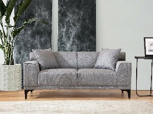 Kétszemélyes kanapé Segin (krém)