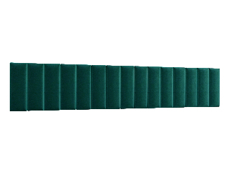 Kárpitozott panel 15 db.  Quadra 300x60 cm (zöld)
