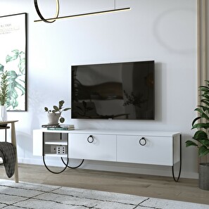 TV asztal/szekrény Narnia (fehér)