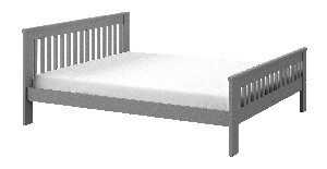 Egyszemélyes ágy 120x200 cm Latrice (antracit)
