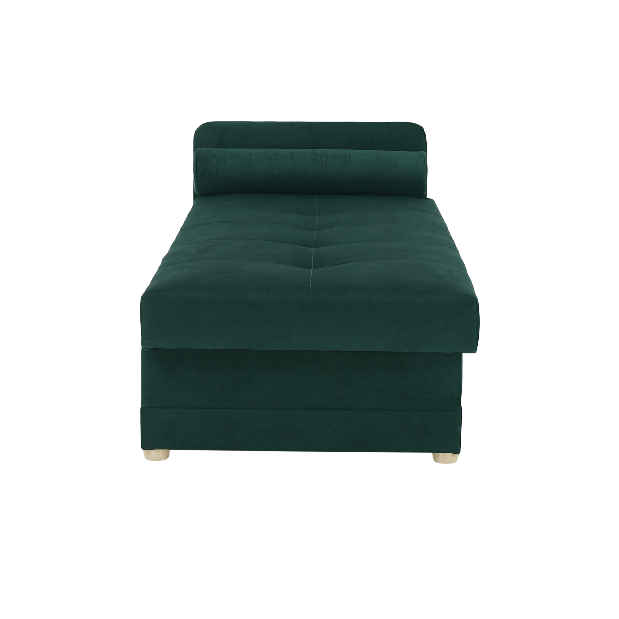 Egyszemélyes ágy (dívány) 80 cm Rinok (smaragdzöld) (tárolóhellyel)