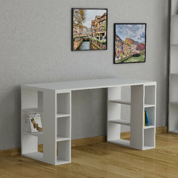 PC asztal Collara (fehér)