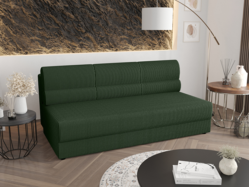 Kétszemélyes kanapé Radiant (sötétzöld)