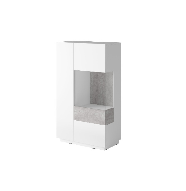 Nappali bútorsor Stacey Typ 15 (beton + fehér)