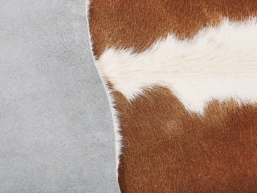 Marhabőr szőnyeg 3-4 m² Nasku (barna + fehér)