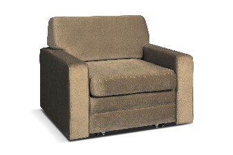 Szétnyitható fotel Antura (barna)
