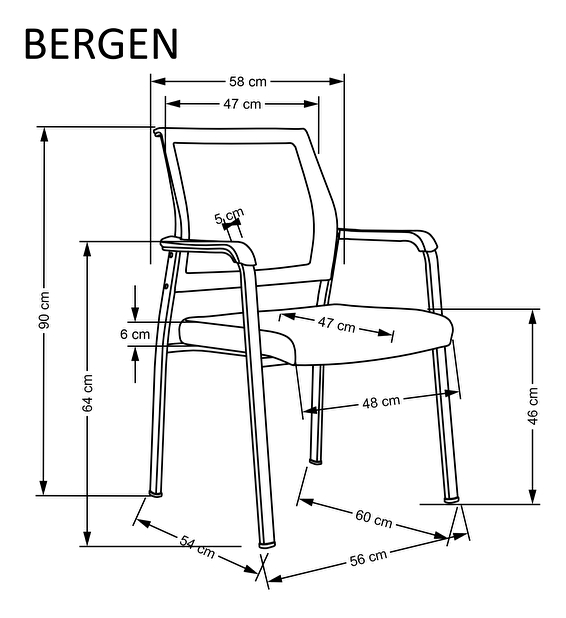 Irodai szék Bergenia