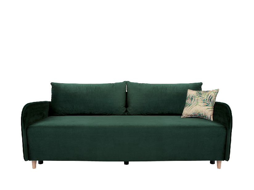 Háromszemélyes kanapé Lajona Lux 3DL (sötétzöld)