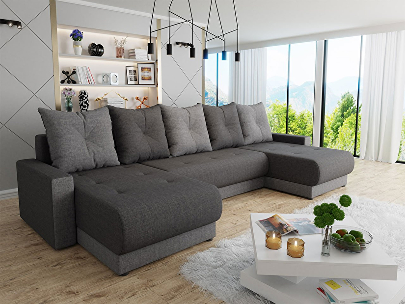 Széthúzható kanapé tárolóhellyel U (Lux 05 + Lux 06)