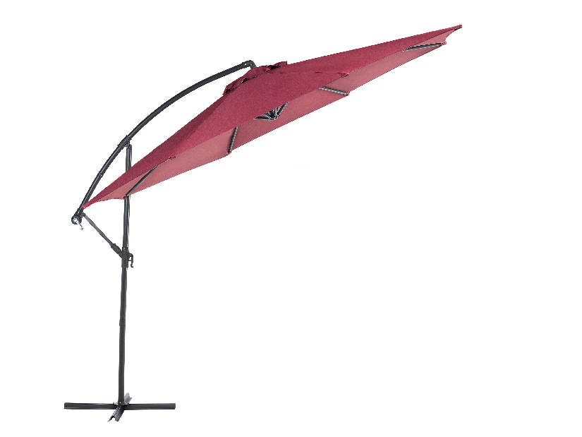 Kerti napernyő 300 cm RAVONA (fém) (sötétpiros) *kiárusítás