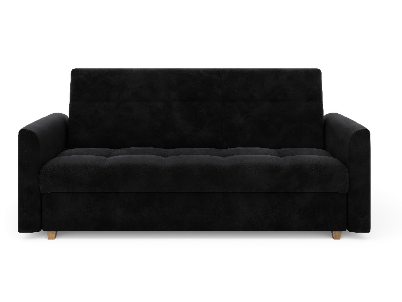 Kétszemélyes kanapé Luna (fekete)