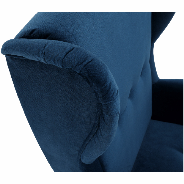 Fotel Rufino (kék + dió) 