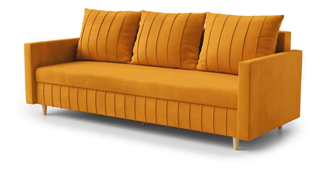 Háromszemélyes kanapé Filomena (narancssárga)
