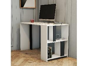 PC asztal Limba (fehér + antracit)
