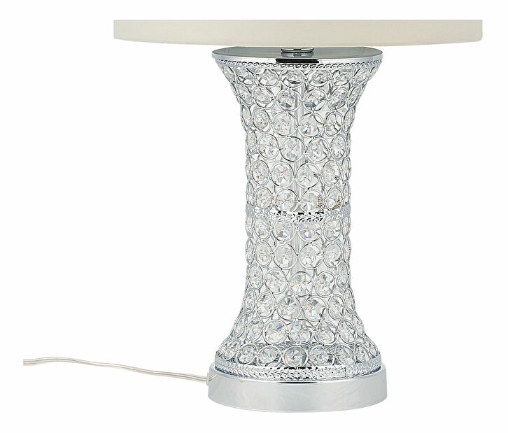 Asztali lámpa Laverton (krém és fehér)