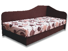 Egyszemélyes ágy (dívány) 80 cm Lady 87 (sötétbarna 40 + Ikarus 20) (J)