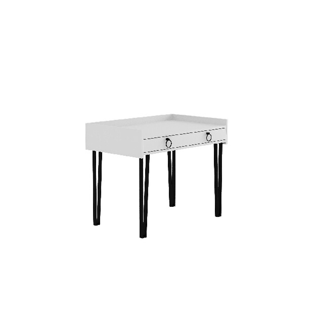 PC asztal Spring (fehér)