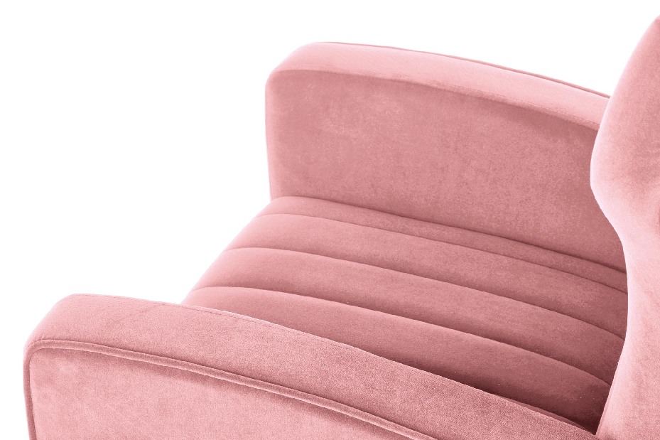 Füles fotel Varelo (rózsaszín)
