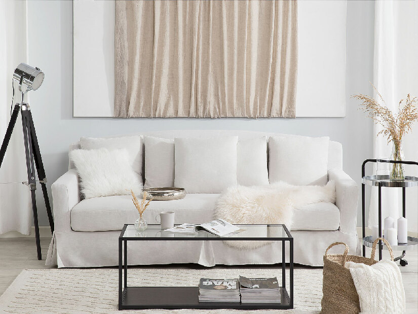 Háromszemélyes kanapé Gram (fehér)